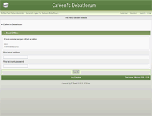 Tablet Screenshot of forum.cafeen.org